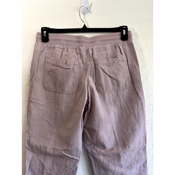 Khaki Pull On Joggers Woman's Size 10 pockets drawstring casual - Picture 10 of 13